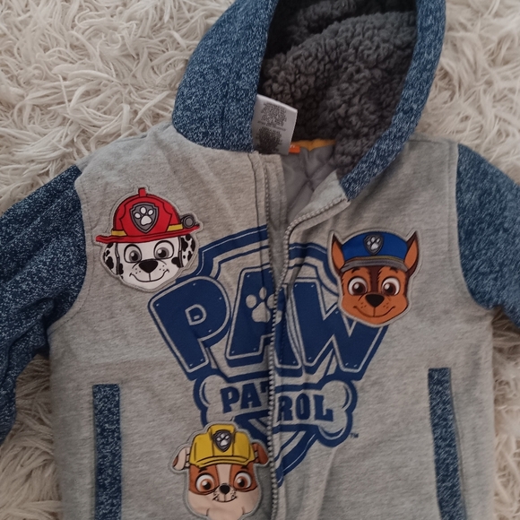 Paw Patrol Zip Up Hoodie Jacket Size 2T - Picture 3 of 5